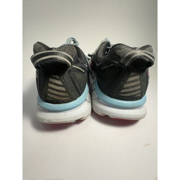 Hoka One One Clifton 4 Women’s 7.5 Black Pink Gray Running Shoes Neutral Cushion - Picture 3 of 8